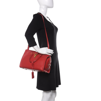Saint Laurent Calfskin Small Classic Y Cabas Red 2 of 8