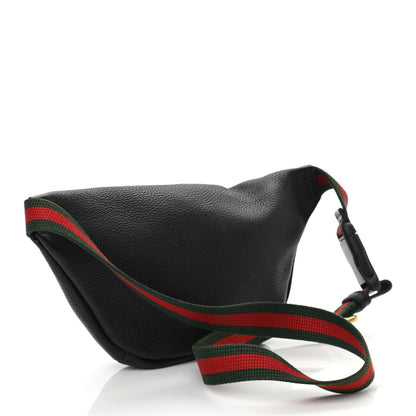 Gucci Grained Calfskin Small Logo Belt Bag Black 3 of 10