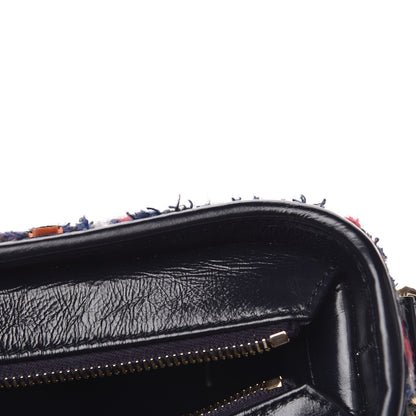 Chanel Tweed Calfskin Small Gabrielle Hobo Navy 13 of 14