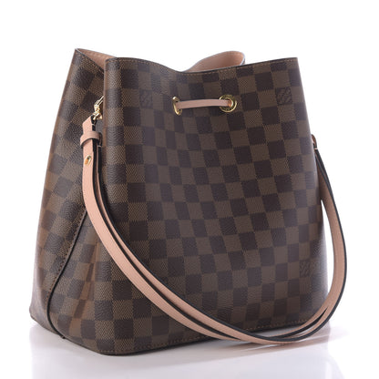 Louis Vuitton Damier Ebene Neonoe MM Venus Pink 3 of 8