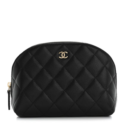 Chanel Caviar Quilted Cosmetic Case Black 1 of 10
