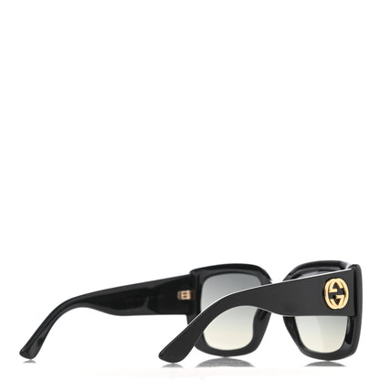 Gucci Acetate Square Frame Sunglasses GG0141S Black 7 of 14