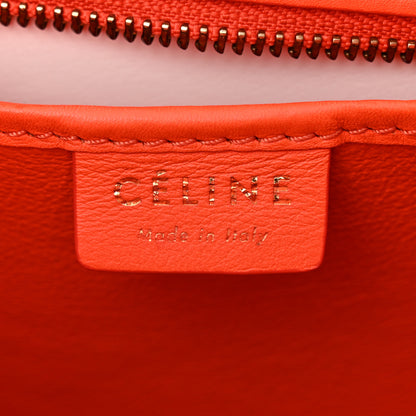 Celine Smooth Calfskin Nano Luggage Fluo Orange 6 of 11