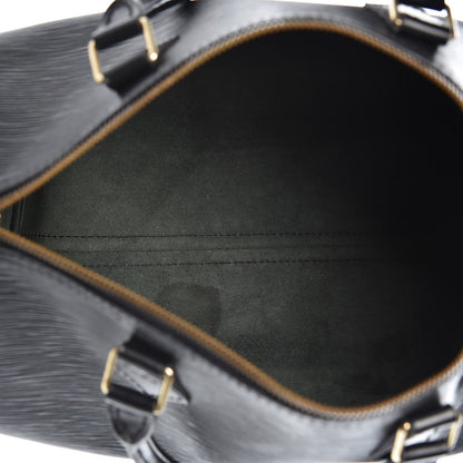 Louis Vuitton Epi Speedy 30 Black 6 of 13