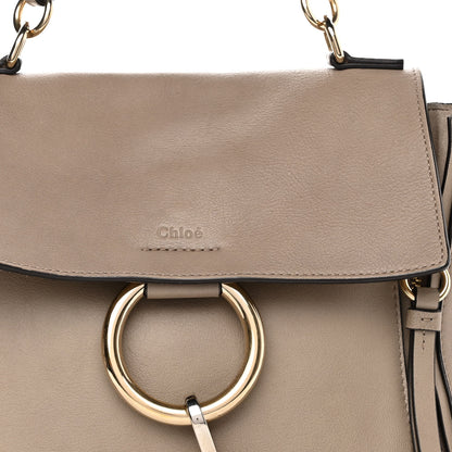 Chloe Calfskin Small Faye Day Shoulder Bag Motty Grey 9 of 12