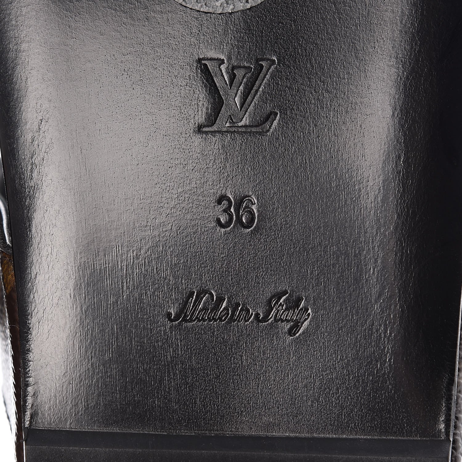 Louis Vuitton Monogram Bom Dia Mule Sandals 36 Black 6 of 10