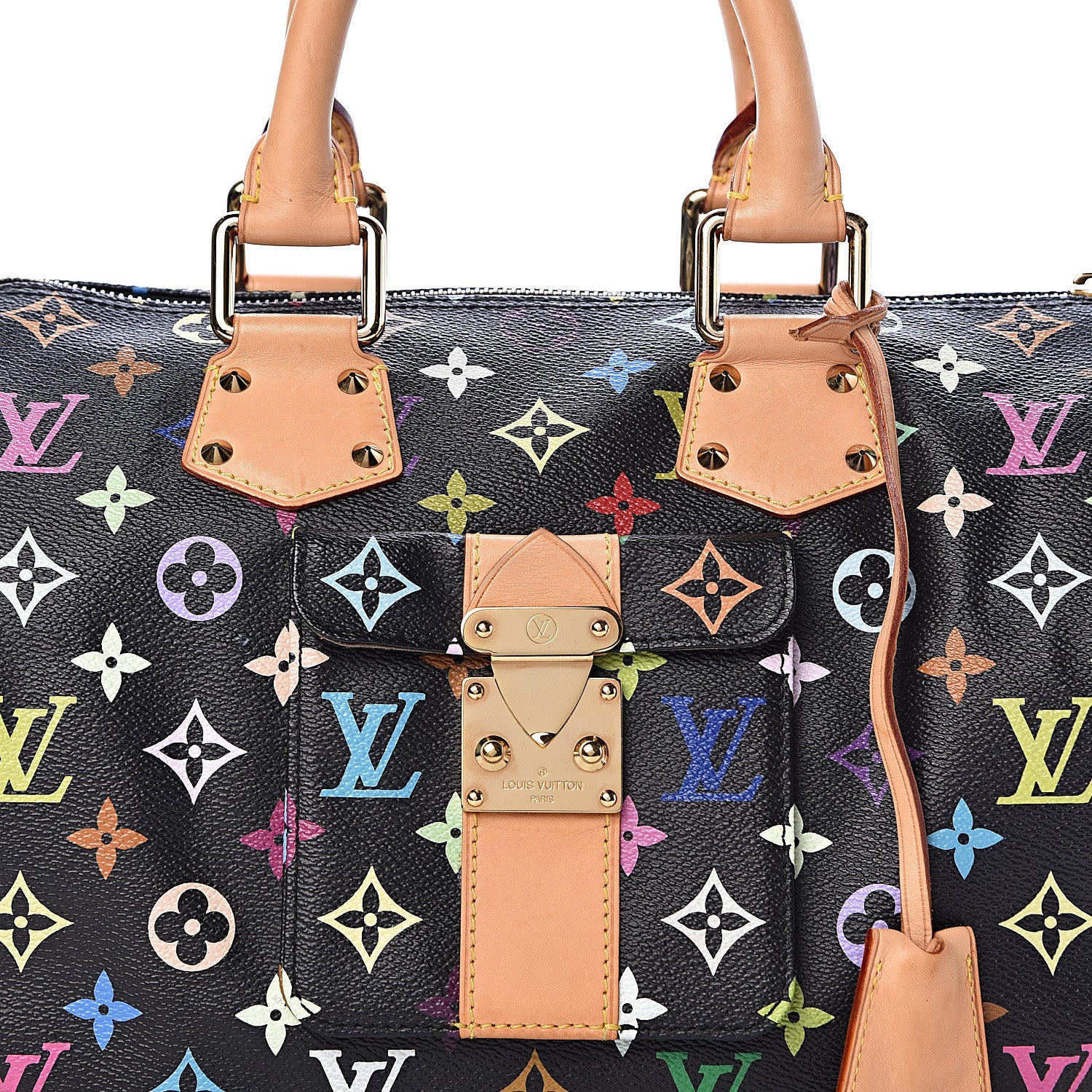 Louis Vuitton Monogram Multicolor Speedy 30 Black 7 of 13