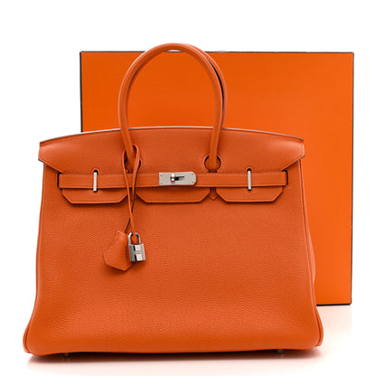Hermes Togo Birkin 35 Orange 11 of 11