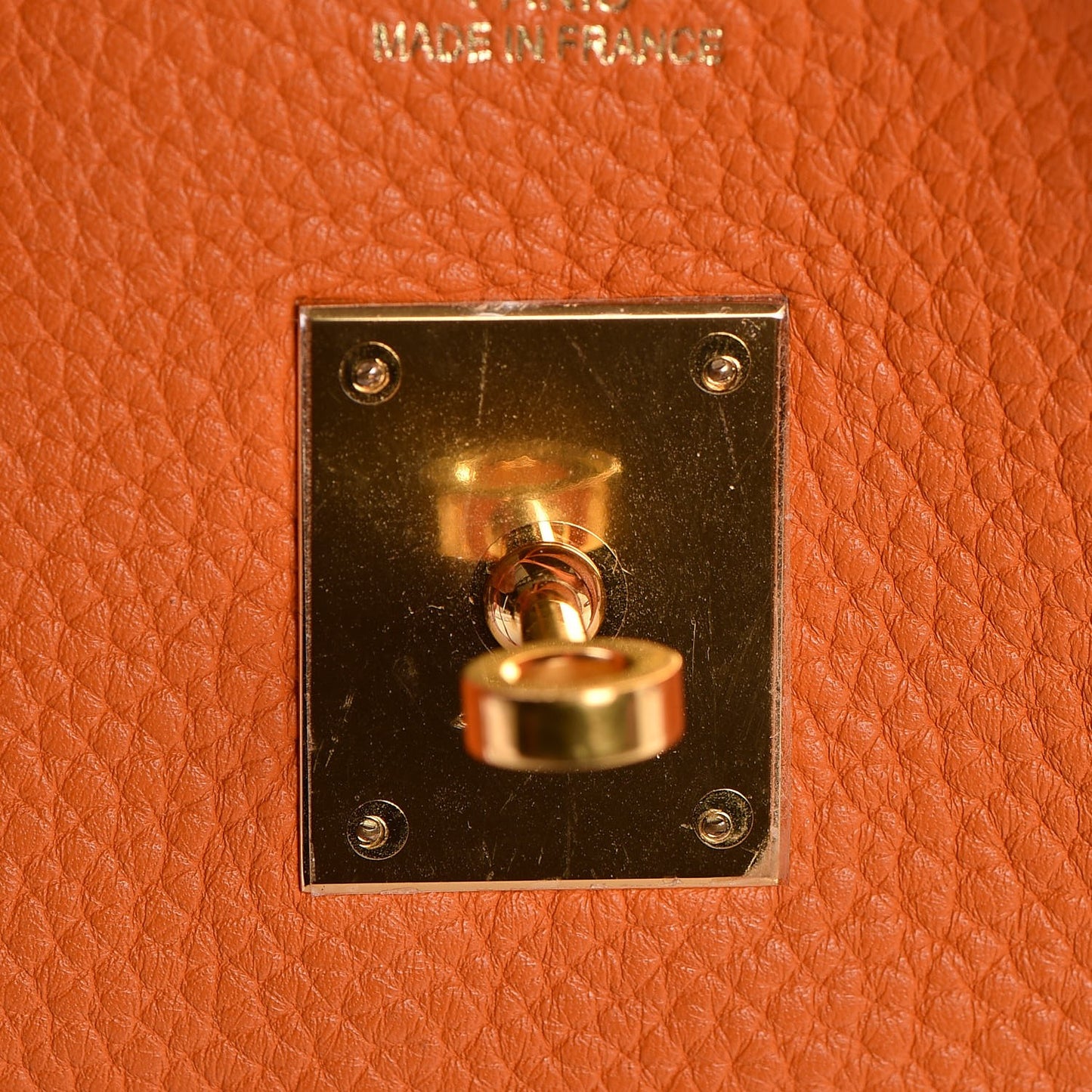 Togo Birkin 35 Orange