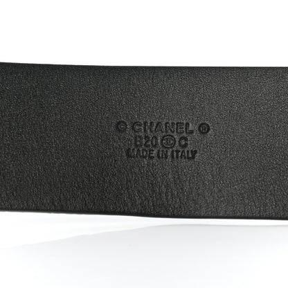 Chanel Lambskin CC Belt 85 34 Black 5 of 7