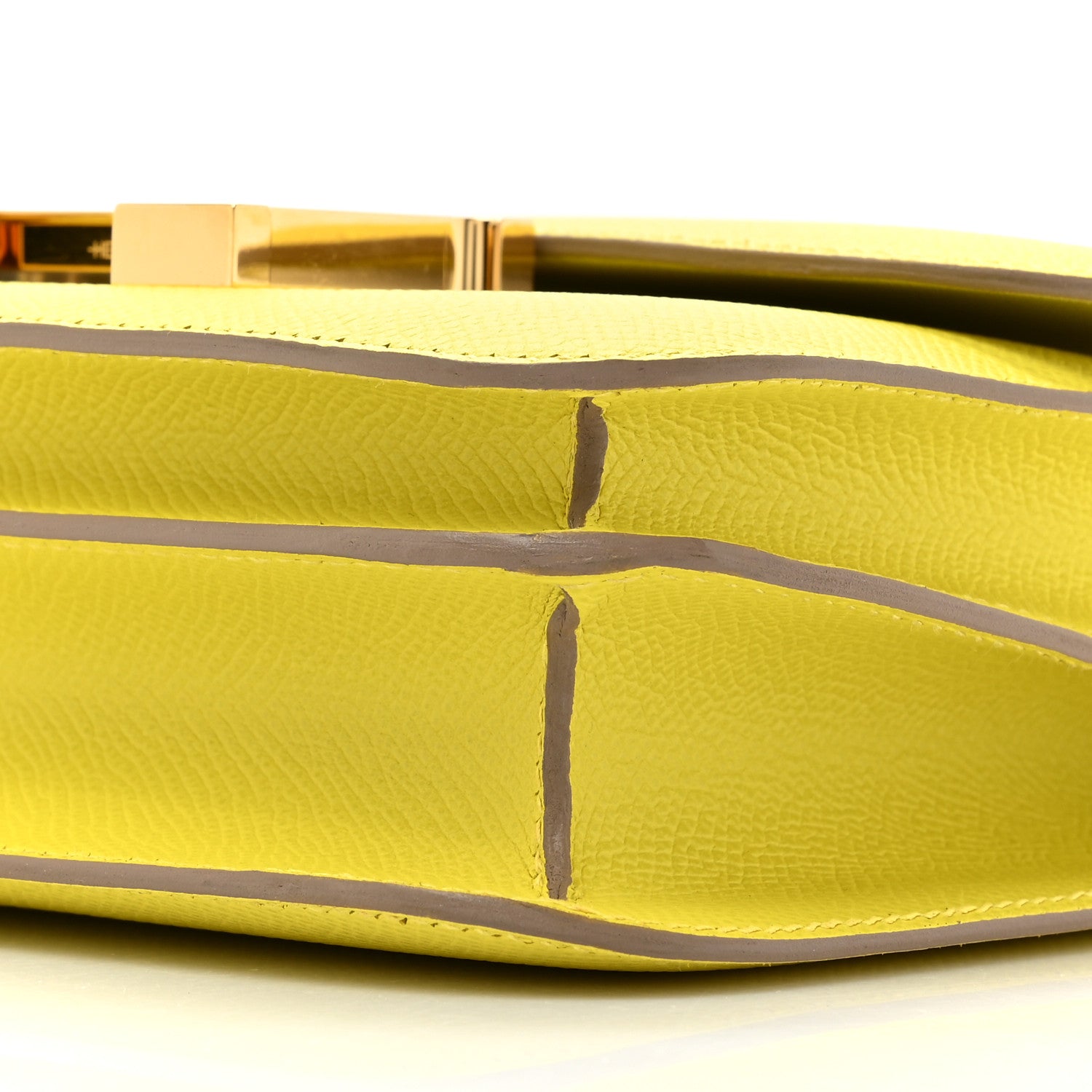 Hermes Epsom Constance 18 Lime 9 of 10