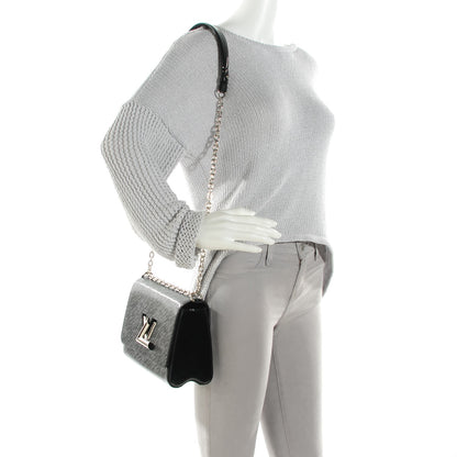 Louis Vuitton Electric Epi Twist Shoulder Bag MM Black 2 of 7