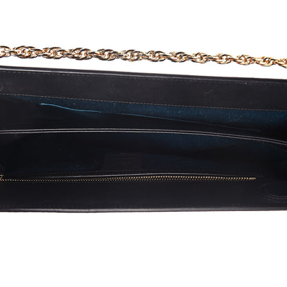 Gucci Suede Patent Web Dragon Embroidered Medium Ophidia Chain Shoulder Bag Blue Multicolor Black 5 of 22