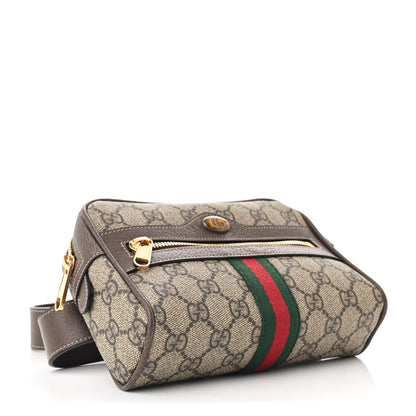 Gucci GG Supreme Monogram Web Small Ophidia Belt Bag 75 30 Dark Brown 4 of 11