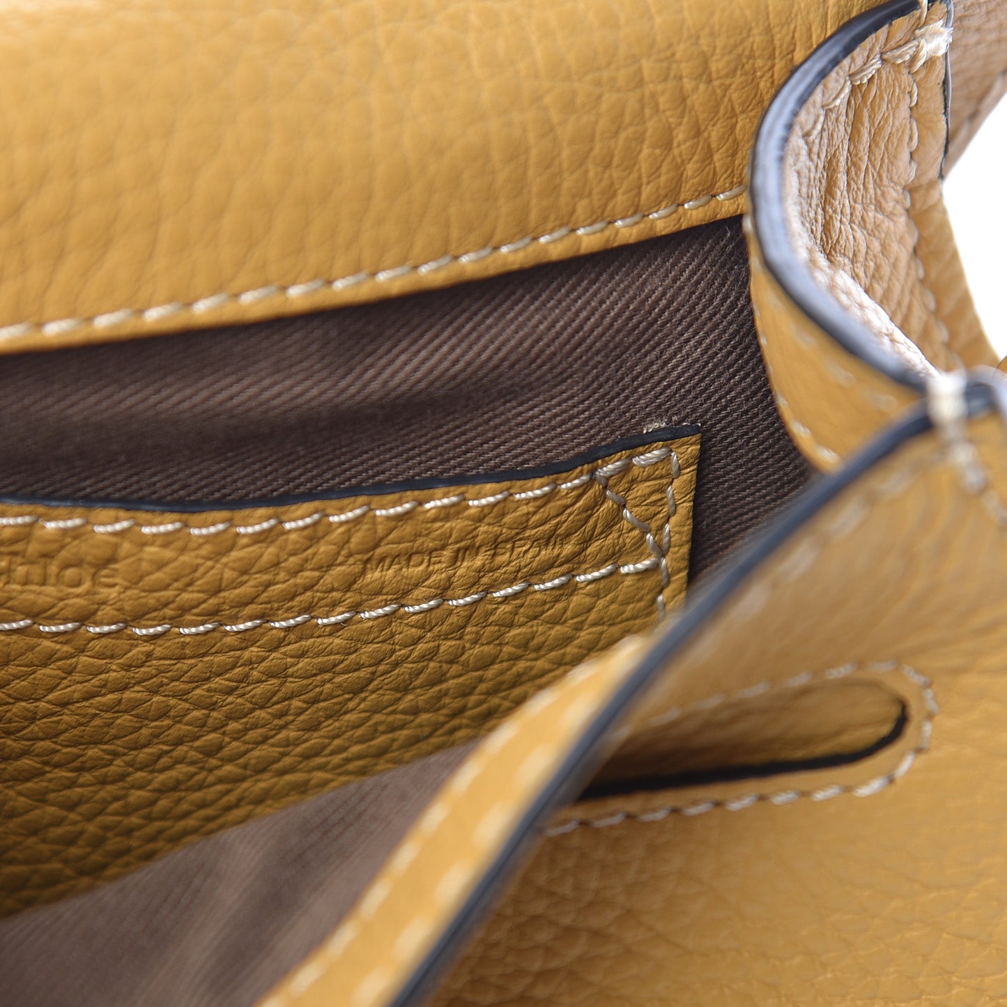 Calfskin Mini Marcie Round Crossbody Bag Dusty Yellow
