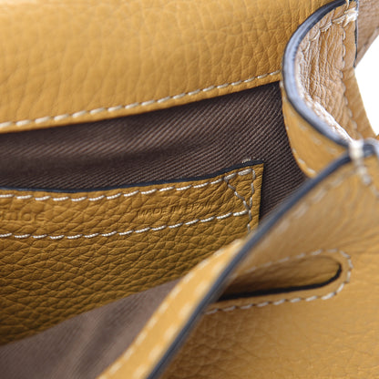 Chloe Calfskin Mini Marcie Round Crossbody Bag Dusty Yellow 7 of 11