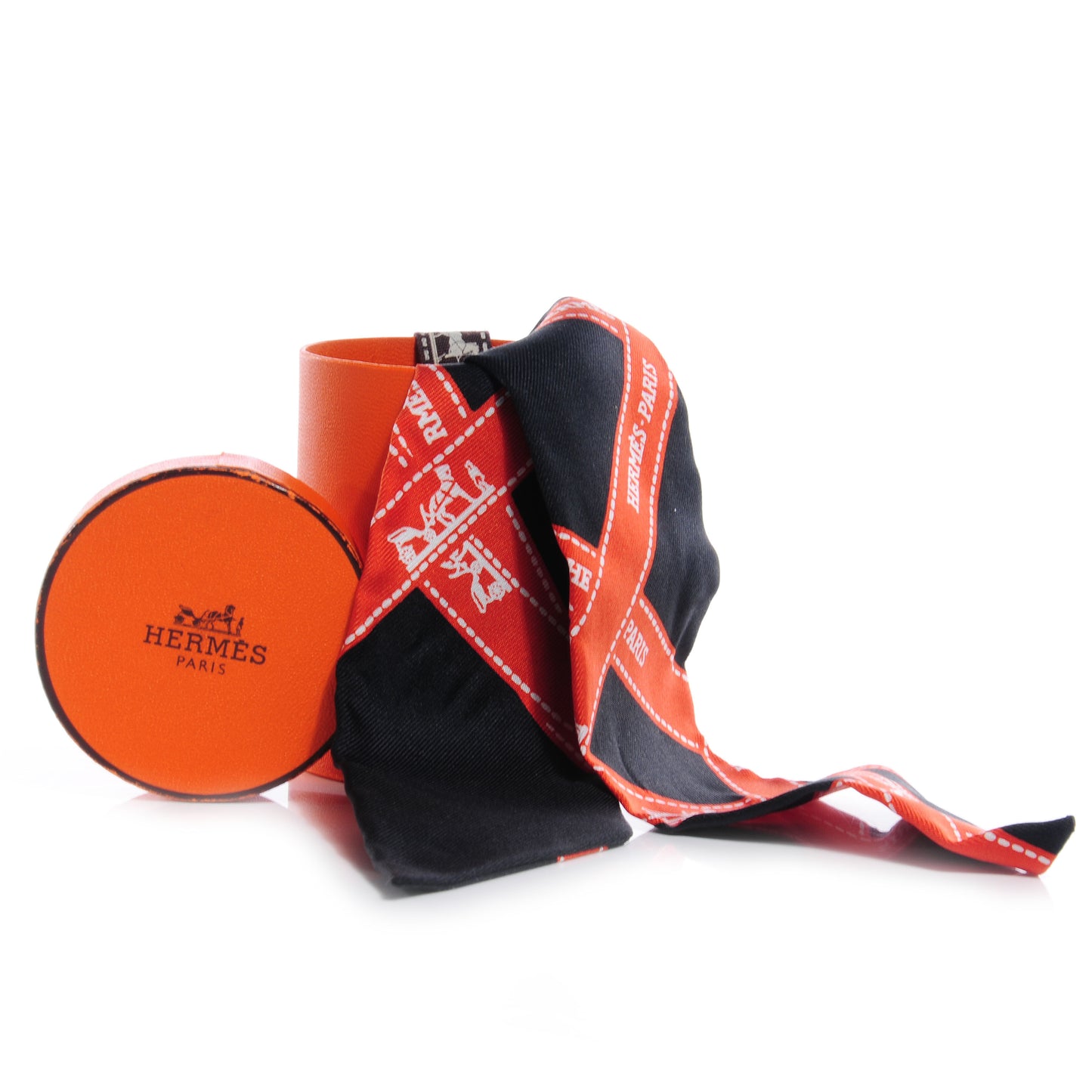 Silk Bolduc Twilly Black and Orange
