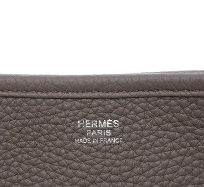 Hermes Taurillon Clemence Evelyne III GM Etain 7 of 8