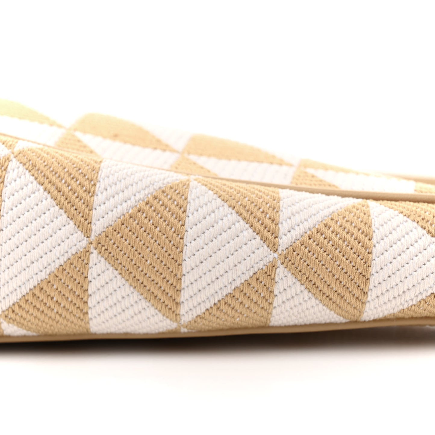 Jacquard Triangolo Symbole Embroidered Mini Triangle Bag Corda Talco