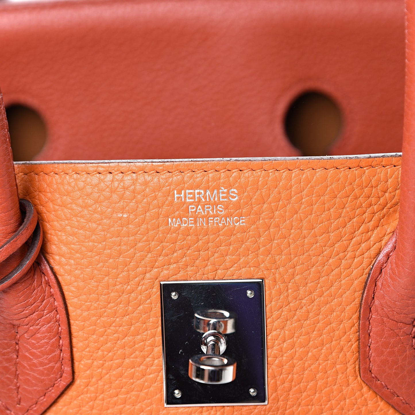 Taurillon Clemence Arlequin Birkin 35 Orange Sanguine Gold Bleu Lin Bleu Hydra Etain