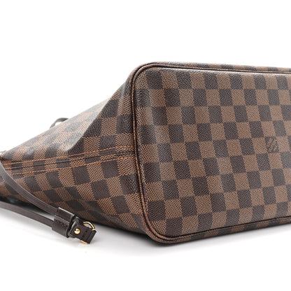 Louis Vuitton Damier Ebene Neo Neverfull MM Rose Ballerine 11 of 12