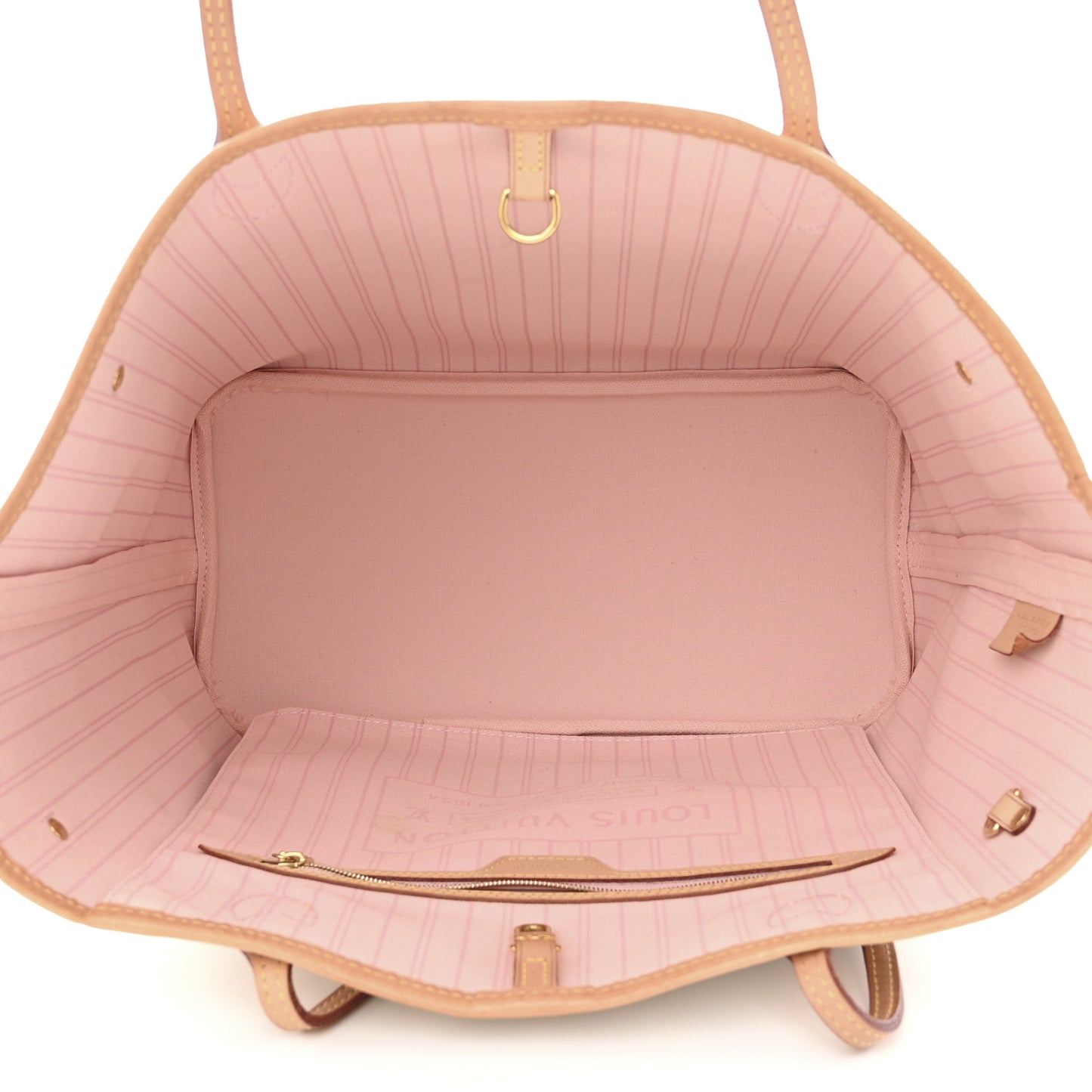 Damier Azur Neo Neverfull MM Rose Ballerine
