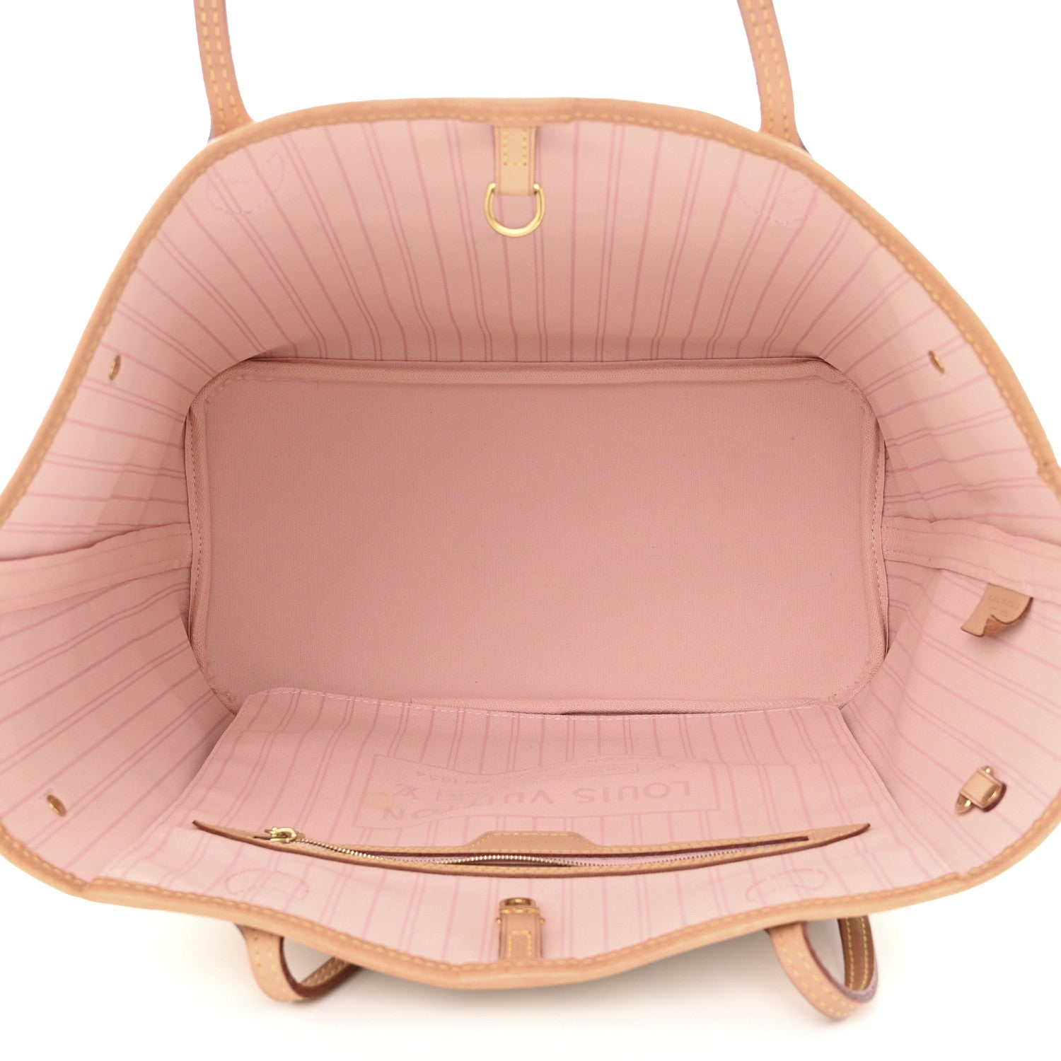 Louis Vuitton Damier Azur Neo Neverfull MM Rose Ballerine 5 of 11