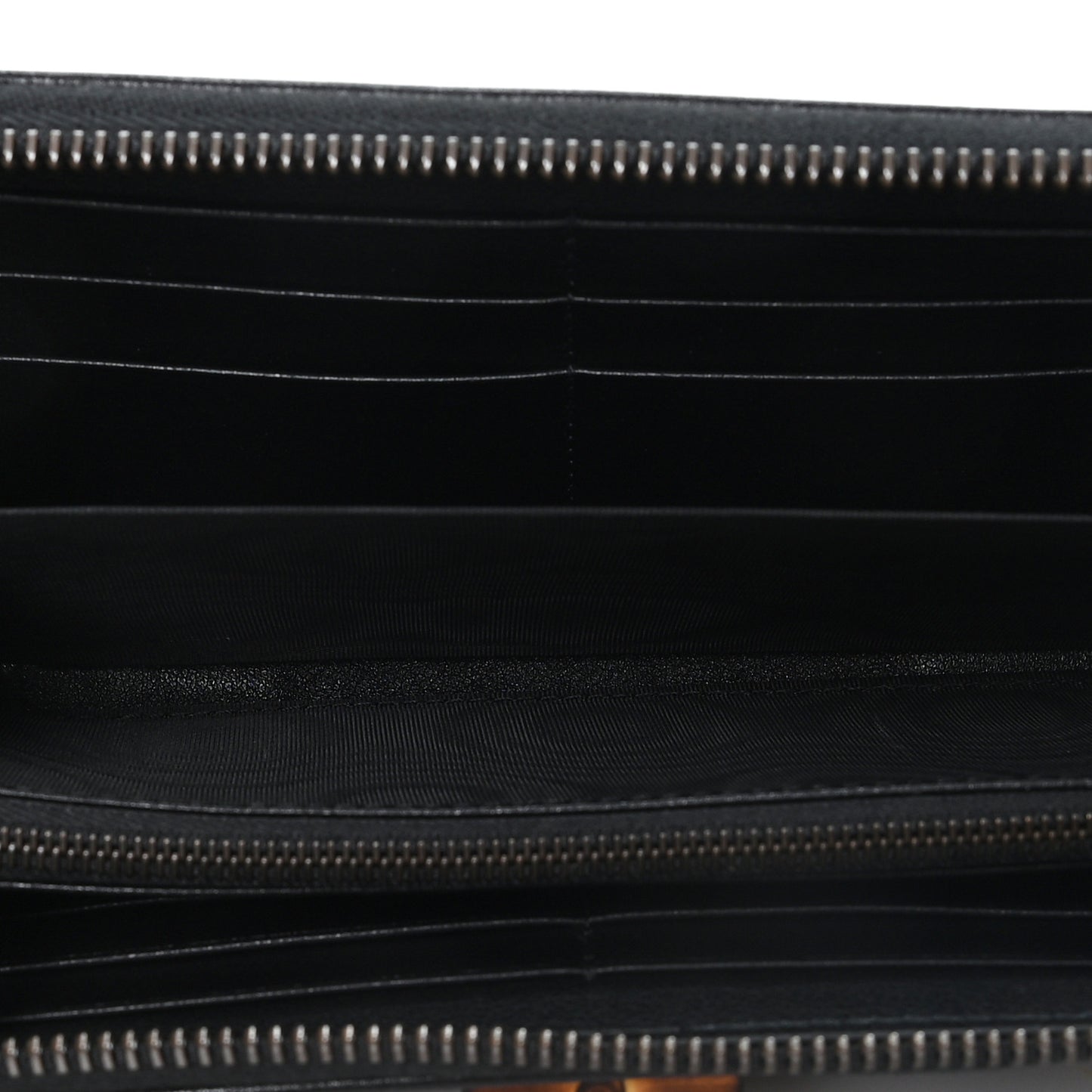 Wonka Grain Calfskin Diana Continental Wallet Black Black
