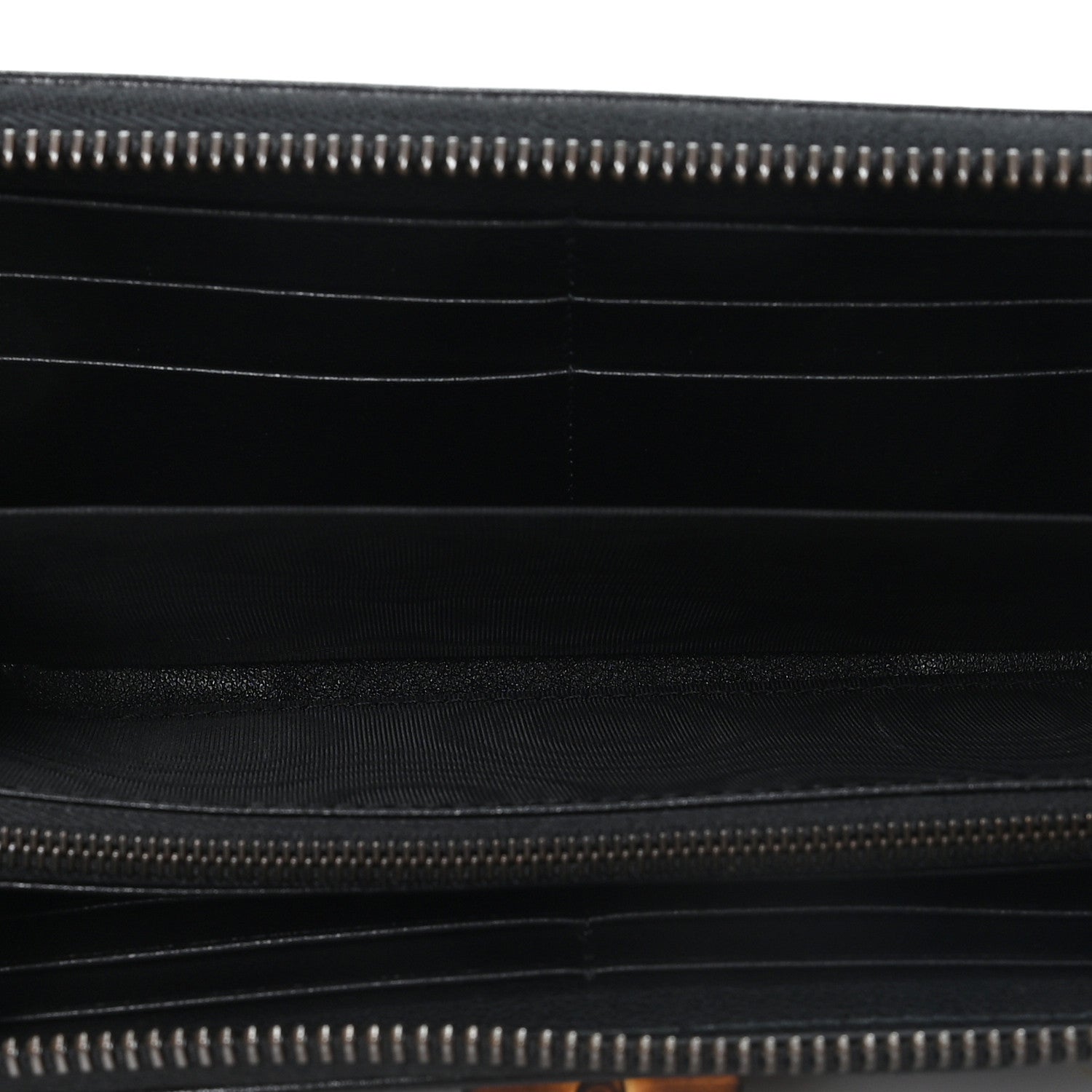 Gucci Wonka Grain Calfskin Diana Continental Wallet Black Black 5 of 7
