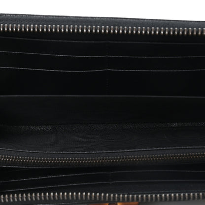 Gucci Wonka Grain Calfskin Diana Continental Wallet Black Black 5 of 7