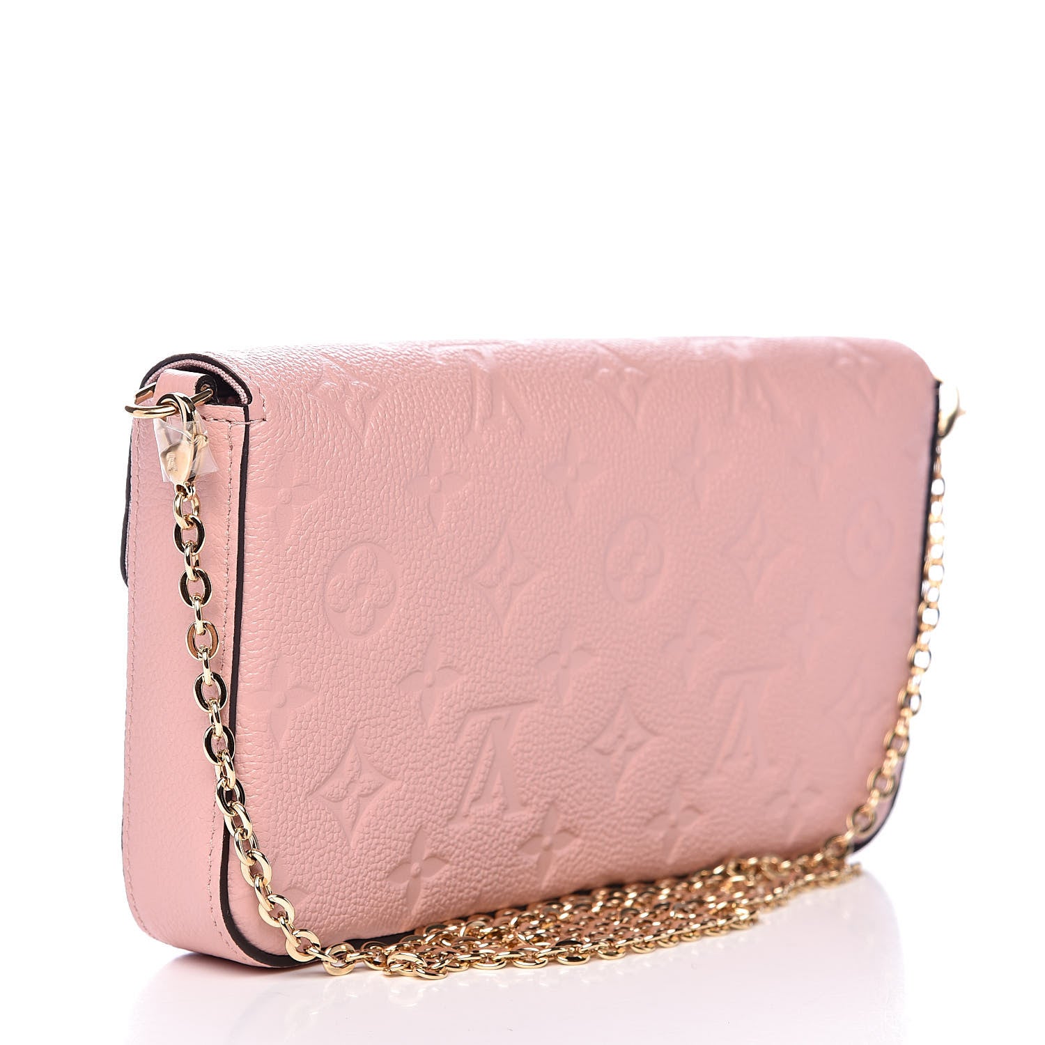 Louis Vuitton Empreinte Pochette Felicie Chain Wallet Rose Poudre 3 of 12