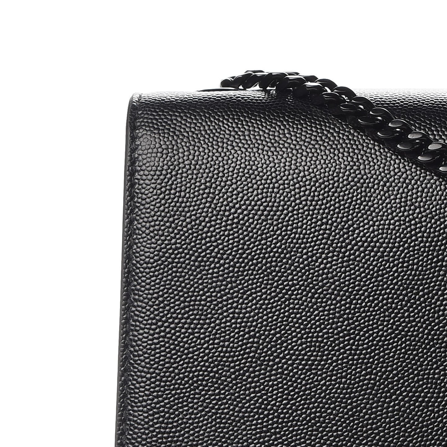 Grain De Poudre Medium Classic Monogram Kate Satchel Black