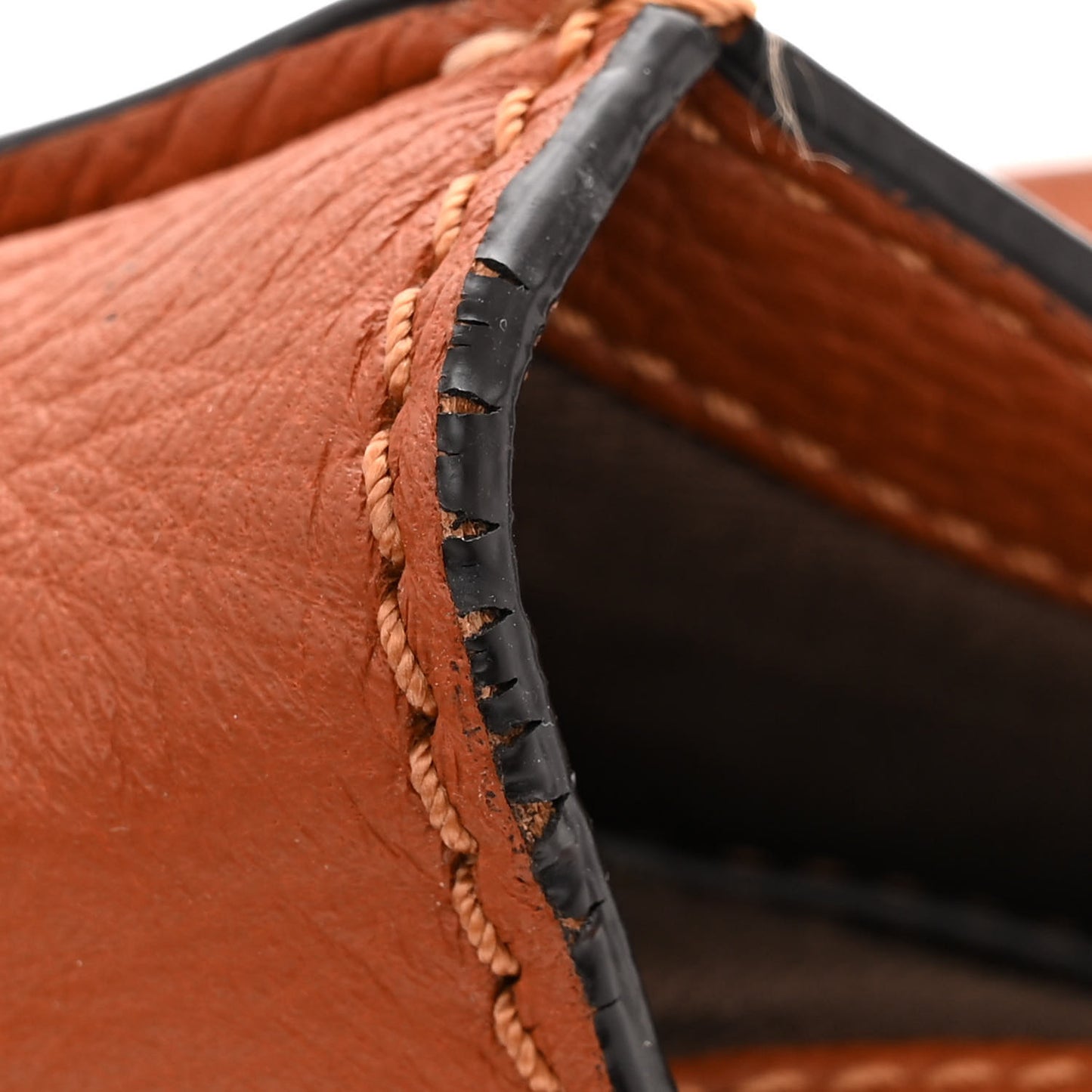 Grained Calfskin Small Marcie Saddle Bag Tan