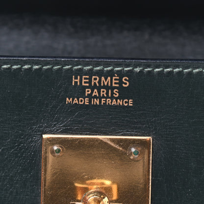 Hermes Box Kelly Retourne 32 Vert Fonce 5 of 15
