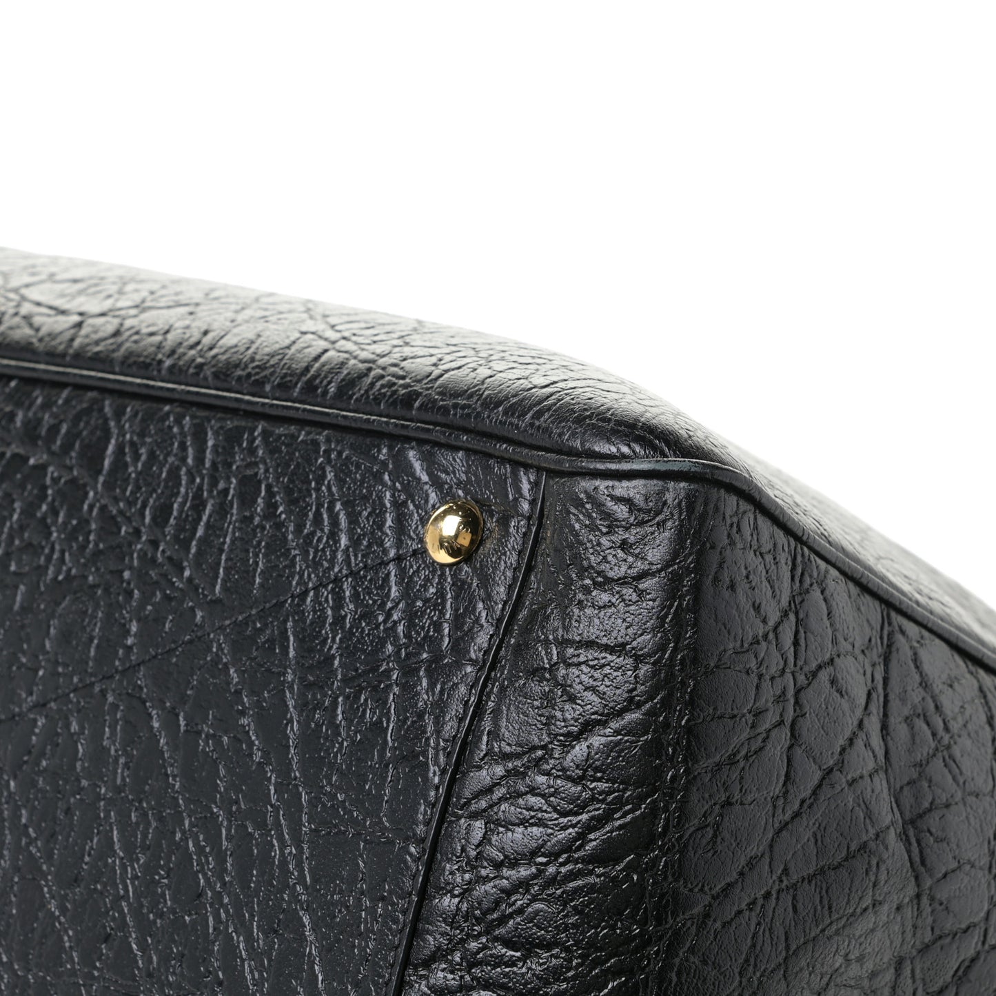 Cuir Indra Duffle Bag Black