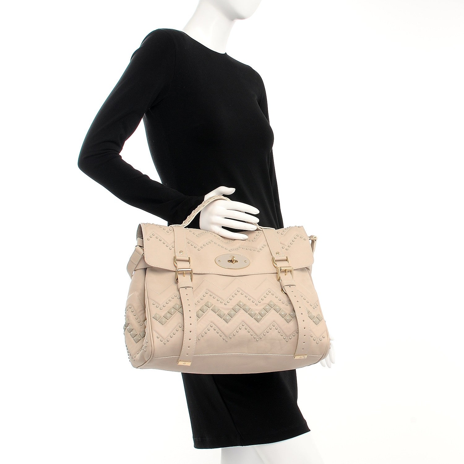 Mulberry Smooth Touch Oversized ZigZag Alexa Snowball White 3 of 8
