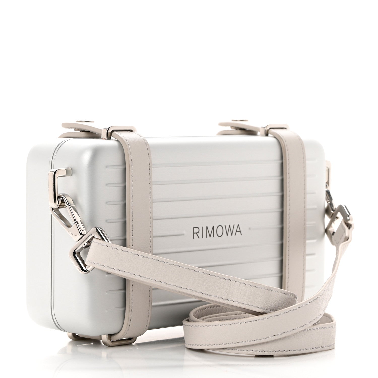 Christian Dior X RIMOWA Aluminum Personal Clutch On Strap Silver 3 of 9