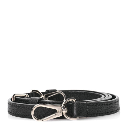 Louis Vuitton Calfskin 20mm Adjustable Shoulder Strap Black 1 of 3
