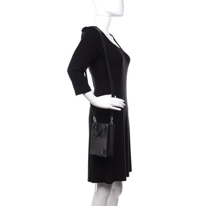Louis Vuitton Epi Petit Sac Plat Black 2 of 11