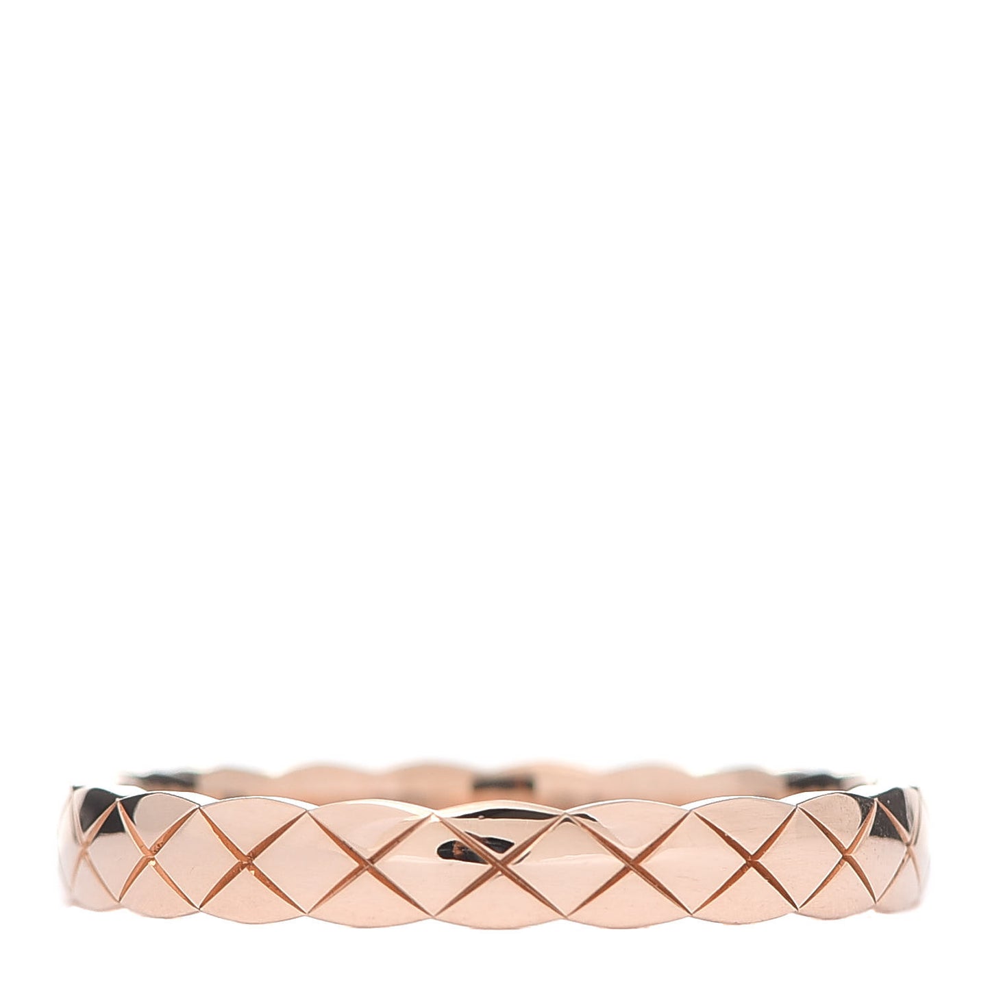 18K Beige Gold Mini Coco Crush Ring 61 9.5