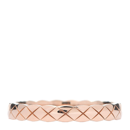Chanel 18K Beige Gold Mini Coco Crush Ring 61 9.5 1 of 5
