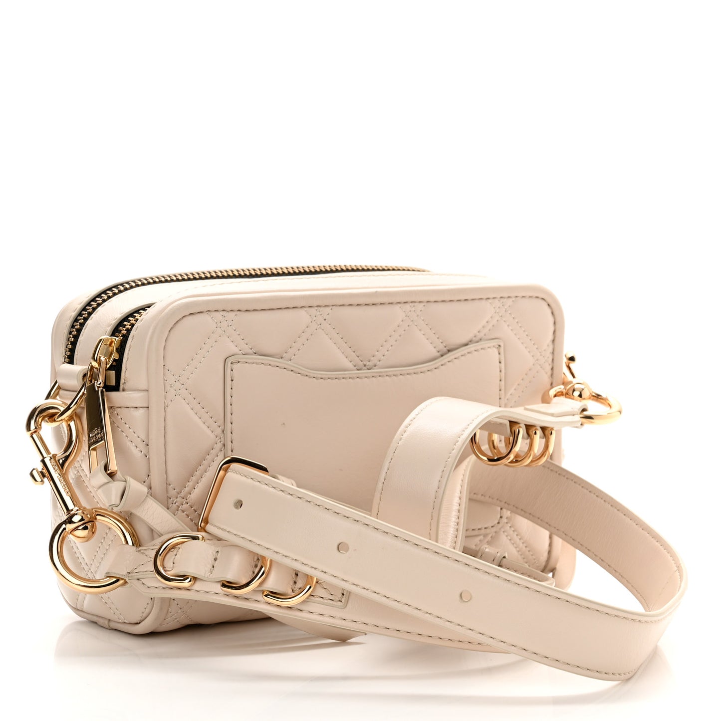 Calfskin Quilted The Softshot 21 Bag Ivory