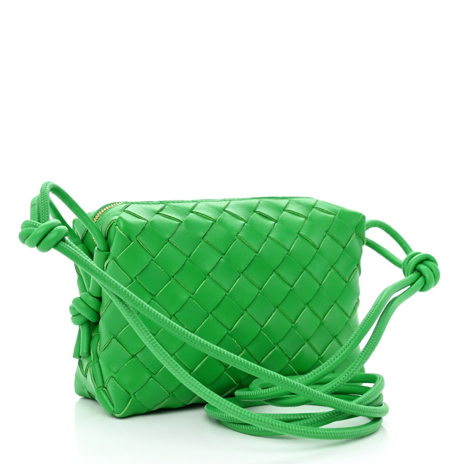 Bottega Veneta Nappa Intrecciato Mini Loop Camera Bag Parakeet 3 of 9