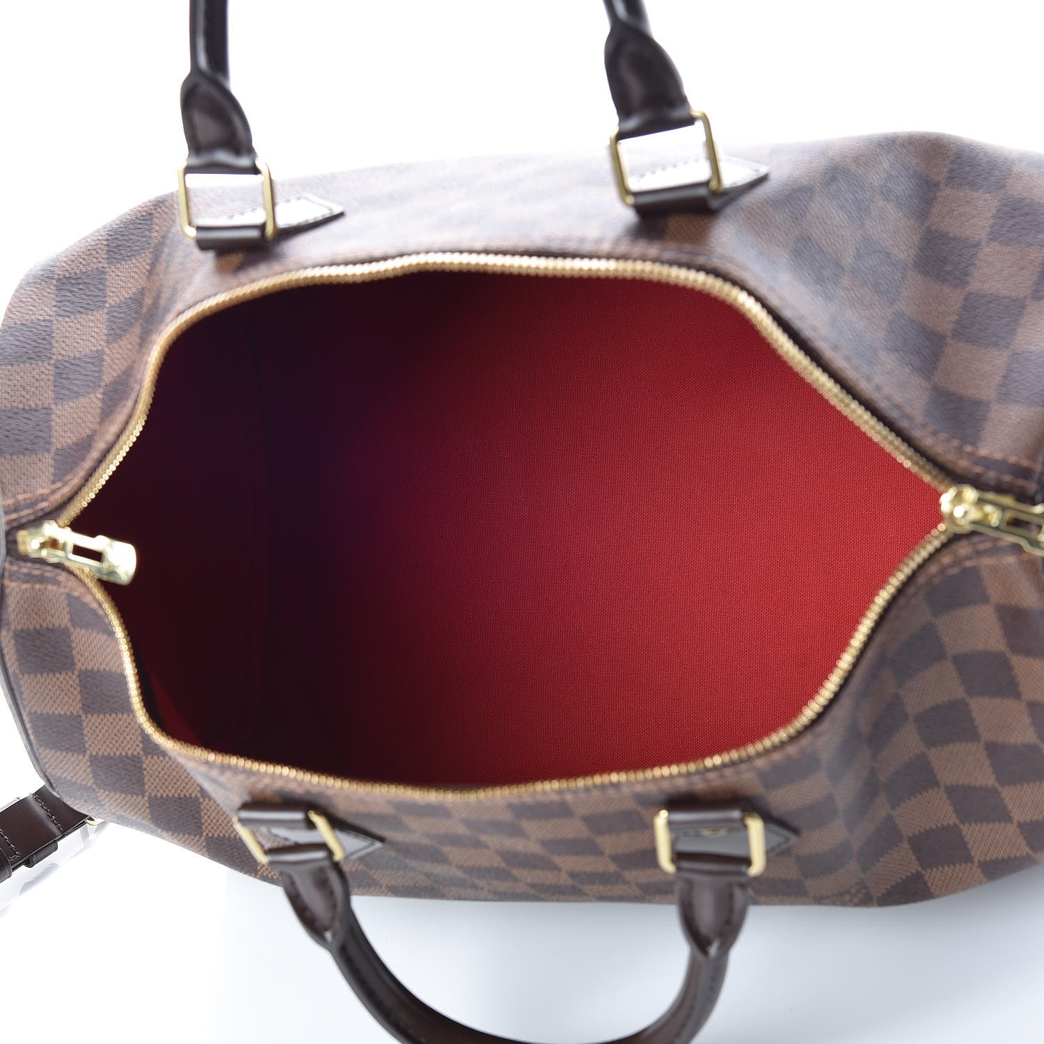 Louis Vuitton Damier Ebene Speedy Bandouliere 35 6 of 10