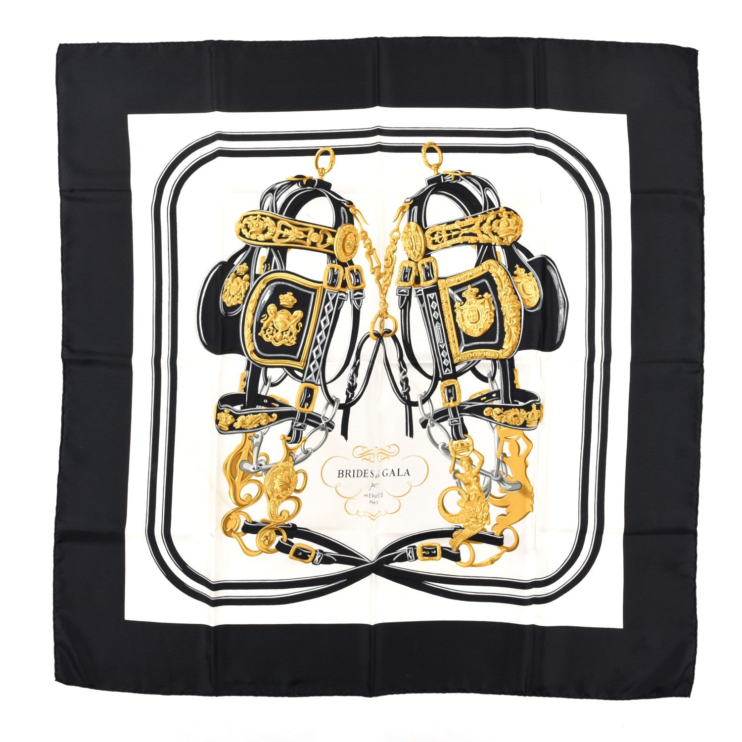 Hermes Silk Brides De Gala Scarf 90 1 of 4