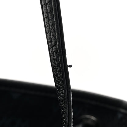 MCM Visetos Medium Liz Reversible Shopper Tote Black 19 of 19