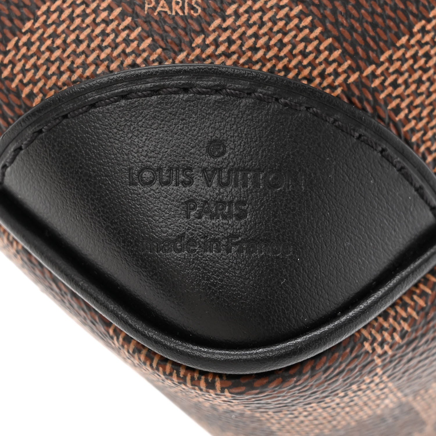 Louis Vuitton Damier Ebene Odeon PM Black 6 of 9