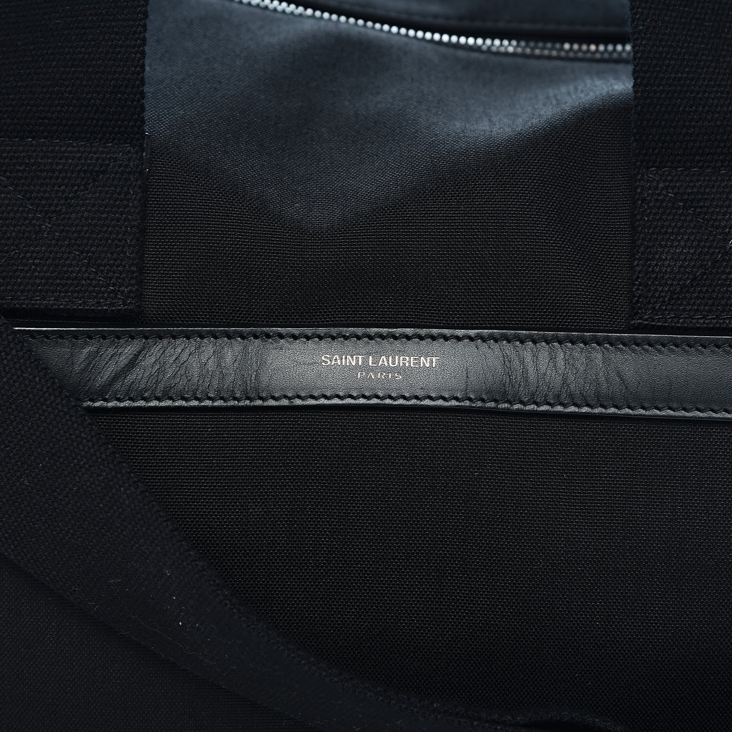 Saint Laurent Canvas City Gym Duffle Bag Black 8 of 13