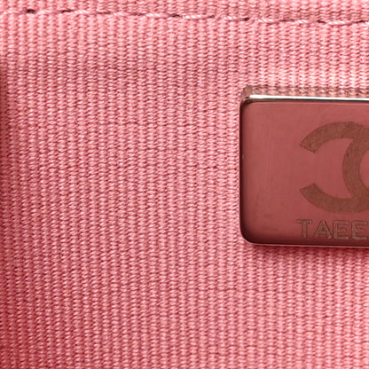 Chanel Lambskin Quilted Crystal Star Wallet On Chain WOC Pink 7 of 11