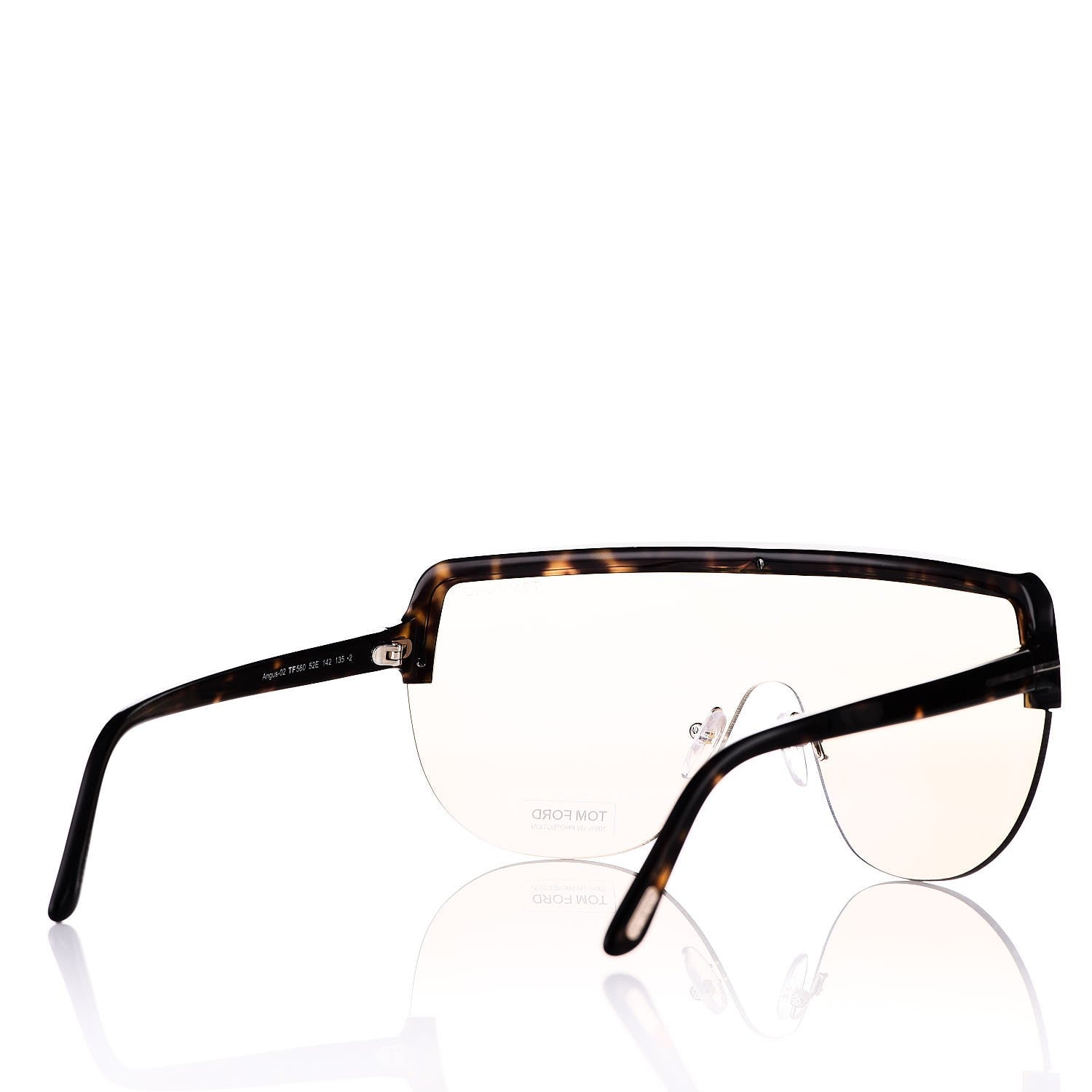 Tom Ford Angus Shield Sunglasses TF560 Havana 4 of 7
